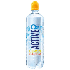Adelholzener Alpenquellen Active O2 Lemon Iced Tea 8 x 750ml Flaschen EINWEG