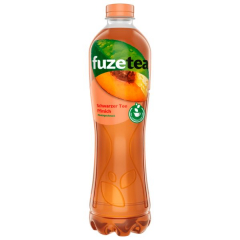 Fuze Tea Schwarzer Tee Pfirsich 6 x 1250ml Flaschen EINWEG