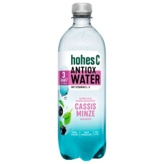 Hohes C Functional Water Antiox mit Cassis Minze Geschmack, 6 x 750ml Flaschen EINWEG