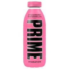 Prime Hydration Strawberry Watermelon 12 x 500ml Flaschen EINWEG