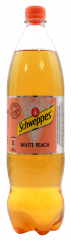Schweppes White Peach, 6 x 1250ml Flaschen EINWEG