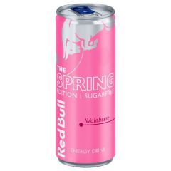 Red Bull Pink Edition Waldbeere Sugarfree, 24 x 250ml Dosen EINWEG