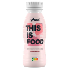 YFood Trinkmahlzeit Berry, 8 x 330ml Flaschen EINWEG