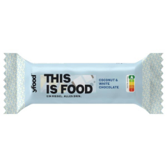 YFood Bar Coconut & White Chocolate, 12 x 60g Riegel