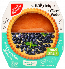 Gut & Günstig Rührteig Tortenboden 9 x 300g Packungen