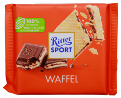 Ritter Sport Waffel, 10 x 100g Tafeln