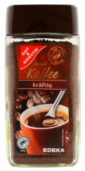 Gut & Günstig Kräftig löslicher Bohnenkaffee 3 x 200g Gläser