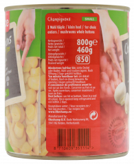 Lutece Champignons 1.Wahl ganz, 3 x 460g Dosen