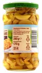Gut & Günstig Champignons Scheiben 1.Wahl, 6 x 170g Gläser