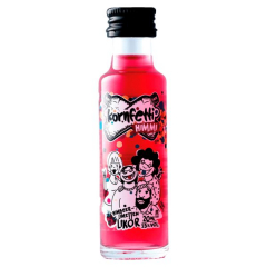 Kornfetti Himmi 15% vol. Himbeer-Limette-Likör, 16 x 20ml Flaschen