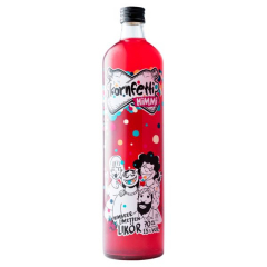 Kornfetti Himmi 15% vol. Himbeer-Limette-Likör, 6 x 700ml Flaschen