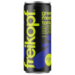 freikopf green meets tonic alkoholfrei, 24 x 250ml Dosen EINWEG