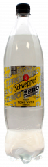 Schweppes Tonic Water Zero, 6 x 1250ml Flaschen EINWEG