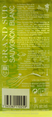 Grand Sud Sauvignon Blanc Weißwein trocken 11,5% vol., 6 x 1000ml Flaschen