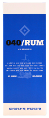040/Rum Karibischer Rum des Hamburger SV 40% vol., 500ml Flasche