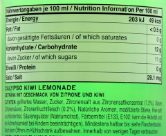 Calypso Kiwi Lemonade, 12 x 473ml Flasche EINWEG