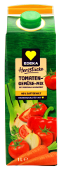 Herzstücke Tomaten-Gemüse-Mix Saft, 8 x 1 l Getränkekarton