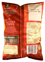 Edeka Herzstücke Gitter Chips grilled Paprika, 6 x 125g Tüte