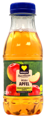 Edeka Herzstücke milder Apfelsaft, 24 x 330ml Flasche EINWEG
