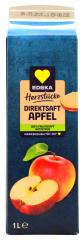 Edeka Herzstücke Apfel Direktsaft Naturtrüb, 8 x 1 l Getränkekarton