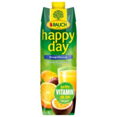 Rauch Happy Day Orange-Maracuja Saft, 6 x 1 l Getränkekarton