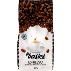 my basics Espresso ganze Bohnen, 8 x 1 kg Packung