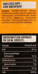 Menzi Rindfleisch Suppe stark konzentriert, 6 x 800ml Dose