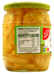 Gut & Günstig Schlesische Gurkenhappen, 6 x 290g Glas