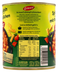 Erasco Spirli-Nudeln mit Fleischklößchen, 3 x 800g Dose