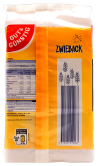 Gut & Günstig Zwieback, 6 x 450g Packung