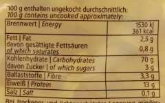 Dorfmühle Schwäbische Bandnudeln, 6 x 500g Beutel