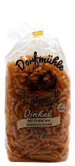 Dorfmühle Oberschwäbische Land-Nudeln Dinkel-Spiralen vegan, 6 x 500g Beutel