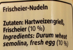 Dorfmühle Oberschwäbische Land-Nudeln Spaghetti, 10 x 500g Packung