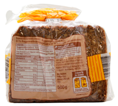 Gut & Günstig Sonnenblumen Kernbrot, 6 x 500g Beutel