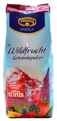 Krüger Family Typ Wildfrucht Getränkepulver, 5 x 1 kg Beutel