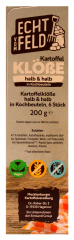 Echt vom Feld Kartoffel-Klöße halb & halb in Kochbeuteln, 7 x 200g Packung