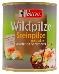 Valenzi Wildpilze Steinpilze geschnitten, 3 x 455g