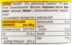 Edeka Bio My Veggie Zwiebelschmelz pflanzlicher Brotaufstrich, 6 x 150g Glas