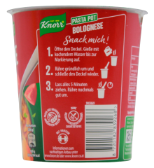 Knorr Pasta Pot Bolognese, 8 x 60g Becher