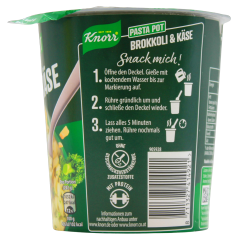 Knorr Pasta Pot Brokkoli & Käse, 8 x 62g Becher