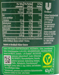 Knorr Pasta Pot Brokkoli & Käse, 8 x 62g Becher
