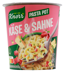 Knorr Pasta Pot Käse & Sahne, 8 x 63g Becher