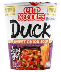 Nissin Cup Noodles Duck sweet Onion Soup, 8 x 65g Becher