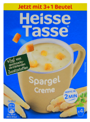Heisse Tasse Spargel Creme, 9 x 60g Packung
