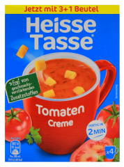 Heisse Tasse Tomaten Creme, 9 x 87,2g Packung