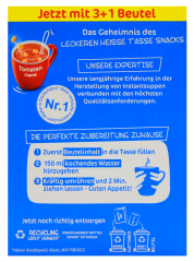 Heisse Tasse Tomaten Creme, 9 x 87,2g Packung