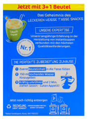Heisse Tasse Lauch Creme, 9 x 74,4g Packung
