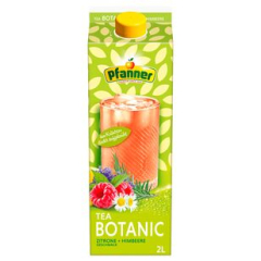 Pfanner Botanic Tea Himbeere-Rosmarin Eistee, 6 x 2 l Getränkekarton
