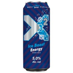 Bitburger X2 Ice Boost Energy Bier Mix, 24 x 0.5 l Dose EINWEG