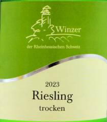 Winzer der Rheinhessischen Schweiz Riesling Weißwein trocken 12% vol., 6 x 1 l Flasche